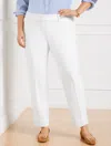 Talbots Hampshire Ankle Pants - Lined - Curvy Fit - White - 20 In White