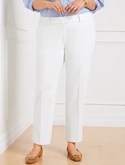 Talbots Hampshire Ankle Pants - Lined - White - 18