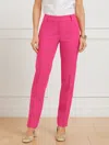 Talbots Plus Petite -  Hampshire Straight Ankle Pants - Tropical Punch - 14 In Tropical Punch
