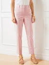 Talbots Plus Petite - Tapered Ankle Seersucker Pants - Sangria - 22  In Sangria