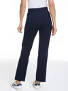 Talbots Plus Petite - Tech Stretch Straight Leg Pull-on Pants - Black - 1x