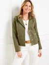 Talbots Plus Size - Twill Jacket - Burnt Olive - 2x  In Burnt Olive