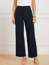Talbots Plus Petite - Wide Ankle Fresh Poplin Pants - Blue - 20