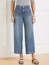 Talbots Plus Petite - Wide Crop Jeans - Ella Wash - 20  In Ella Wash