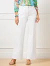 Talbots Petite - Wide Leg Jeans - White - 16  In White