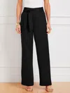 Talbots Plus Size - Wide Leg Pull-on Pants - Black - 2x