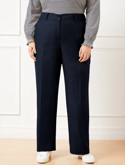 Talbots Plus Petite - Wide Leg Pants - Blue - 20