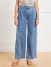 Talbots Plus Petite - Wide Leg Trouser Jeans - Naomi Wash - 22