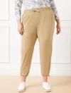 Talbots Plus Petite - Woven Barrel Leg Pants - Light Oak - 3x