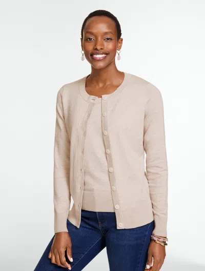 Talbots Plus Petite - Charming Cardigan Sweater - Wide Placket - Cobblestone Heather - 1x