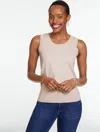 Talbots Plus Petite - Charming Shell Sweater - Cobblestone Heather - 2x