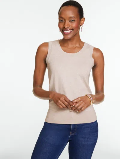 Talbots Plus Petite - Charming Shell Sweater - Cobblestone Heather - 2x