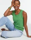 Talbots Plus Petite - Charming Shell Sweater - Grove Green - 3x