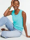 Talbots Plus Petite - Charming Shell Sweater - Vivid Turquoise - 3x  In Blue