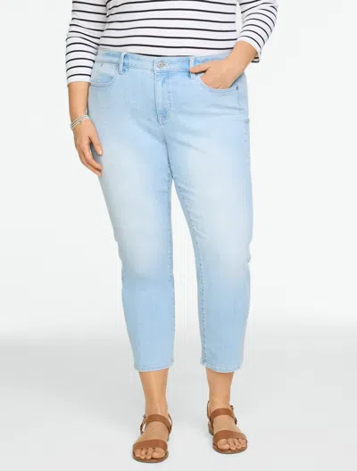 Talbots Plus Petite - Straight Crop Lightweight Jeans - Seabrook Wash - 18