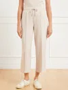 Talbots Plus Size - Airknit Stretch Wide Crop Pants - Alabaster Heather - 3x