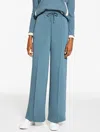 Talbots Plus Size - Airknit Stretch Wide Leg Pants - Manor Blue - 3x