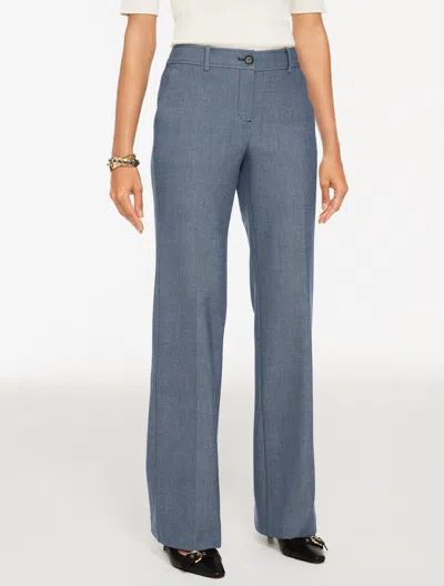 Talbots Plus Size - Boot Leg Refined Denim Pants - Blue - 24
