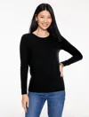 Talbots Plus Size - Cashmere Crewneck Sweater - Black - 2x