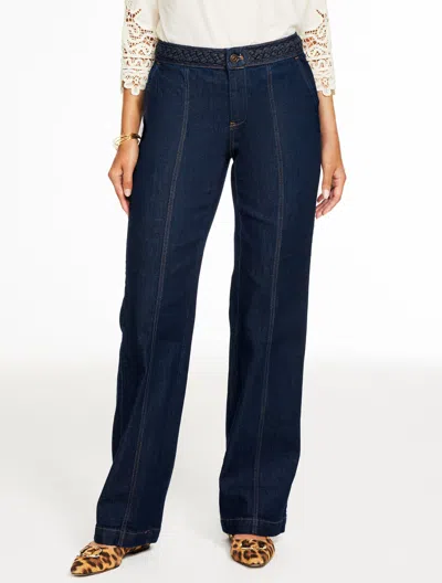 Talbots Plus Size - Classic Jean Trousers - Veronica Wash - 20