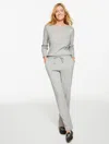 Talbots Plus Size - Cotton Sleep Set - Bold Glitter Dot - Grey Sky - 3x  In Gray