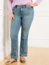 Talbots Crystal Hem Barely Boot Jeans - Riley Wash - 22  In Riley Wash