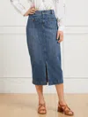 Talbots Plus Petite - Denim Midi Skirt - Catilina Wash - Catalina Wash - 20  In Catalina Wash