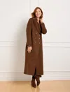 Talbots Plus Size - Double Face Wool Blend Shawl Collar Coat - Dark Walnut - 3x  In Dark Walnut