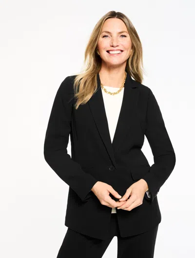 Talbots Plus Size - Easy Travel Blazer - Black - 24