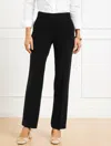 Talbots Petite - Easy Travel Straight Leg Pants - Black - 8