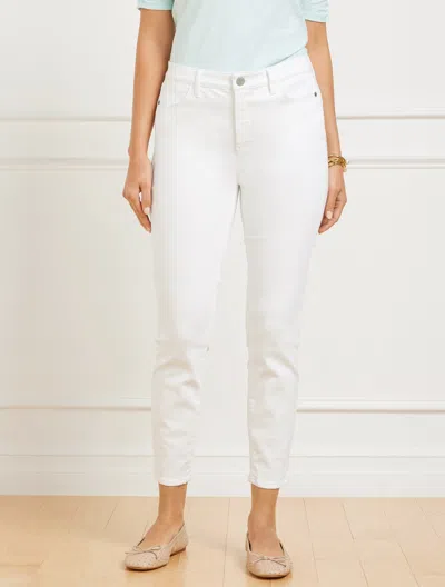 Talbots Plus Size - Jegging Crops - White - 16