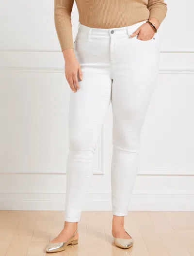 Talbots Plus Size - Jeggings Pants - White - Curvy Fit - 20