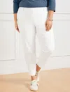 Talbots Perfect Crops Pants - White - 18