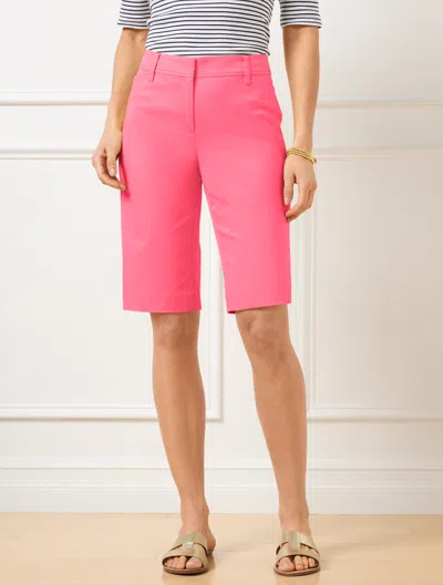 Talbots Plus Size - Perfect Shorts - 10.5â - Camellia Rose - 22