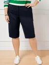 Talbots Plus Size - Perfect Shorts - 13â - Blue - 22