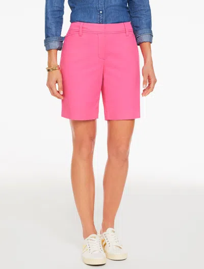 Talbots Plus Size - Perfect Shorts - 7â - Bright Pink - 22