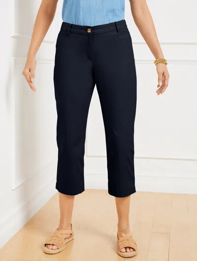 Talbots Plus Size - Perfect Skimmers Pants - Curvy Fit - Blue - 24