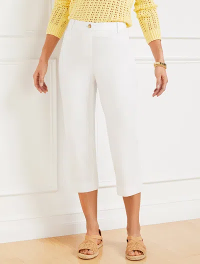 Talbots Plus Size - Perfect Skimmers Pants - Curvy Fit - White - 20