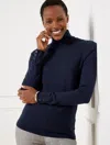 Talbots Plus Size - Perfect Turtleneck - Blue - 2x