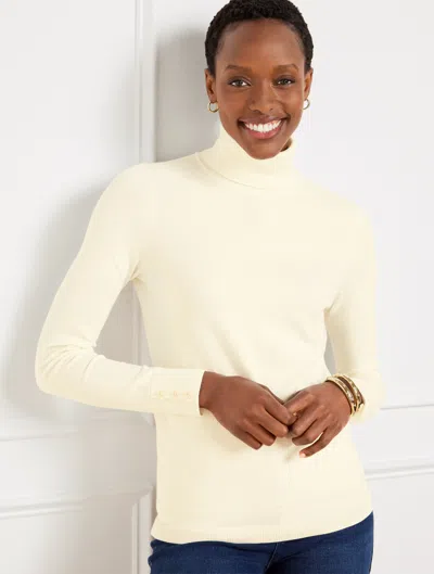 Talbots Plus Size - Perfect Turtleneck - Ivory - 1x