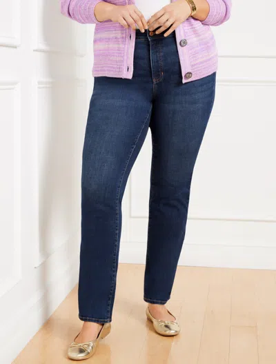 Talbots Plus Size - Plus Exclusive Straight Leg Jeans - Adelaide Wash - 14