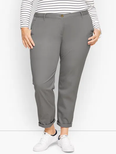 Talbots Relaxed Chinos Pants - Dove Grey - 16