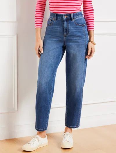 Talbots Petite - Relaxed Tapered Barrel Leg Jeans - Quinn Wash - 10