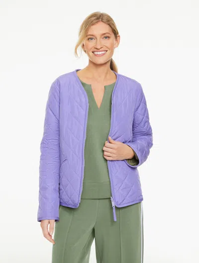 Talbots Plus Size - Reversible Liner Jacket - Soft Purple - 3x