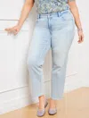 Talbots Plus Size - Rhinestone Stovepipe Ankle Jeans - Windsor Wash - 22  In Windsor Wash
