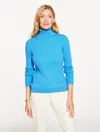 Talbots Plus Size - Ribbed Turtleneck Sweater - Lakeshore Blue - 3x