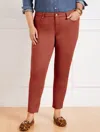 Talbots Plus Size - Slim Ankle Jeans - Colors - Burnt Copper - 24  In Burnt Copper