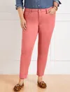 Talbots Plus Size - Slim Ankle Jeans - Colors - Dusty Rose - 16