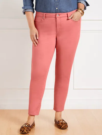 Talbots Plus Size - Slim Ankle Jeans - Colors - Dusty Rose - 16  In Dusty Rose