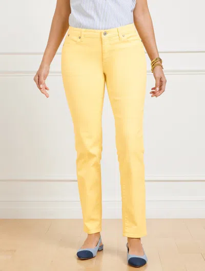 Talbots Petite - Slim Ankle Jeans - Garment Dye - Curvy Fit - Corn Silk - 12